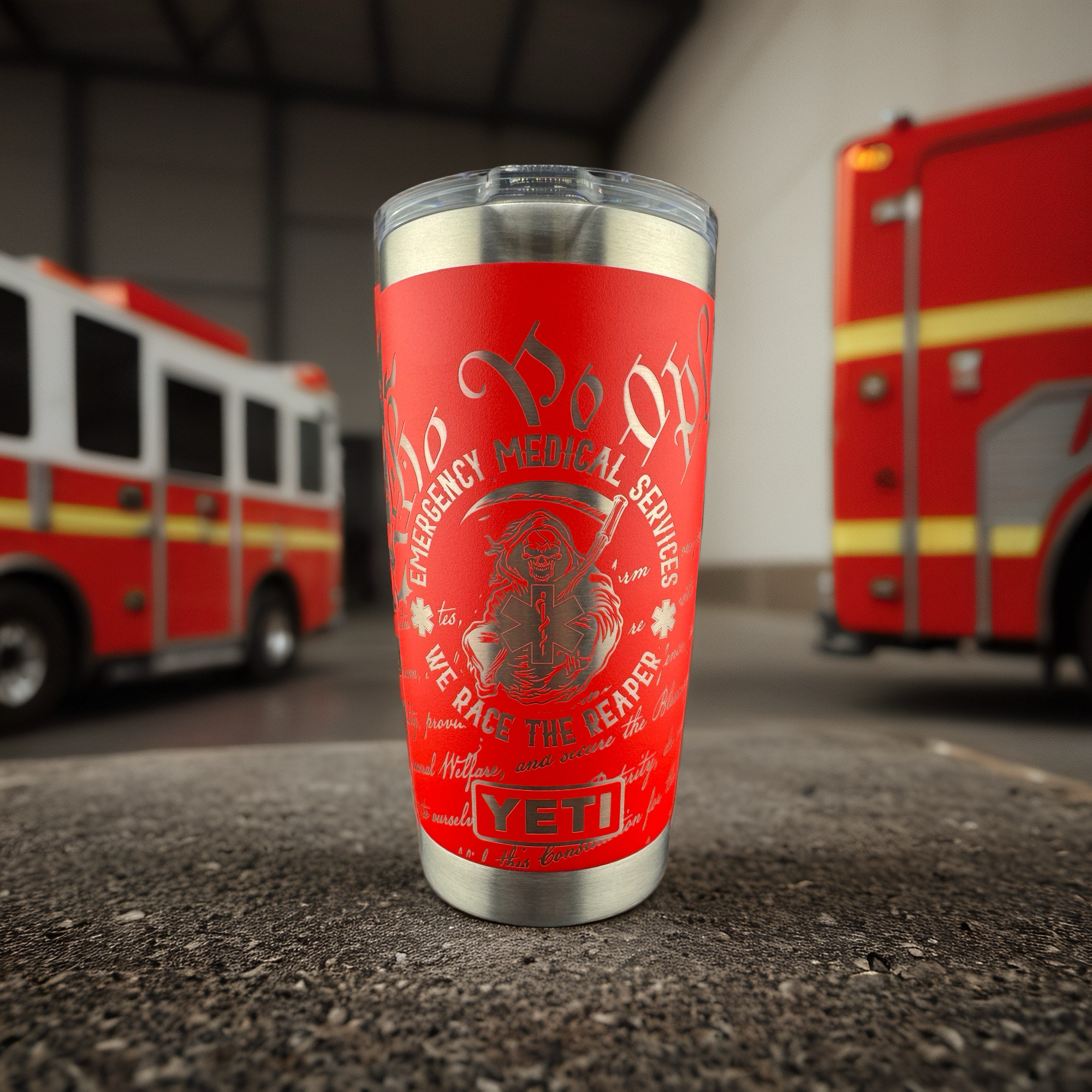 Firefighter & EMS Tribute - Yeti 20oz Rambler