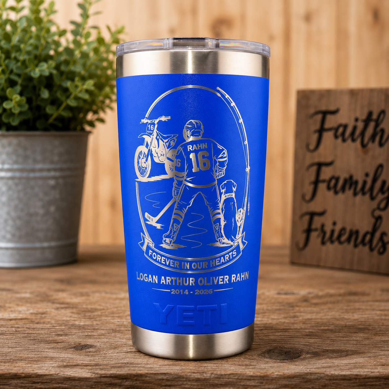 Forever in Our Hearts – Logan Rahn Memorial YETI Tumbler Fundraiser