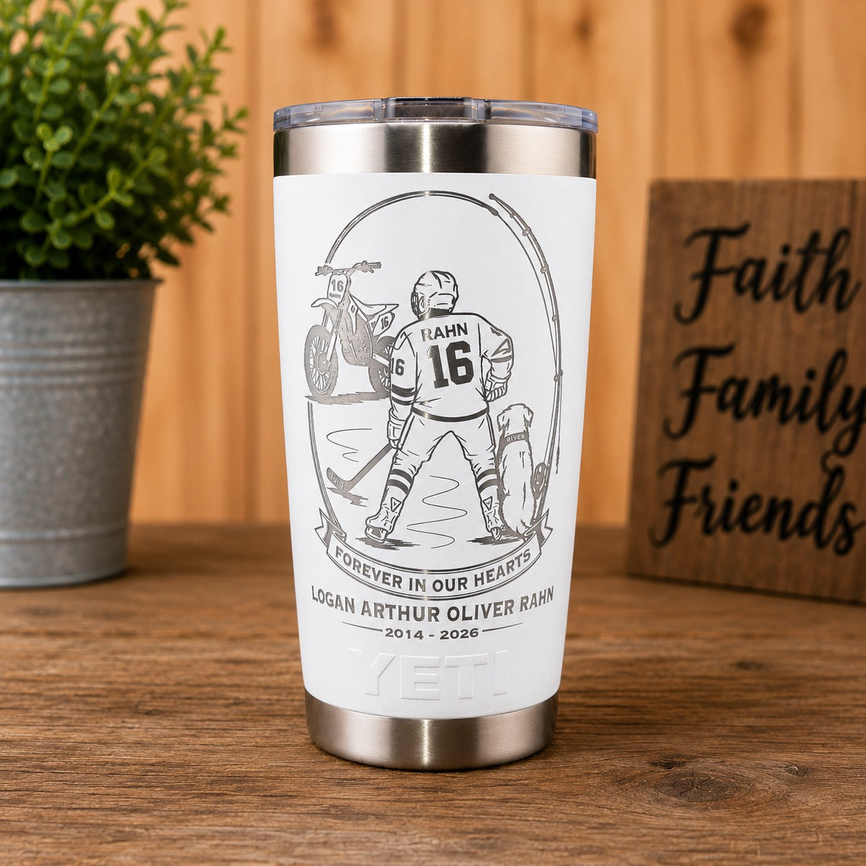 Forever in Our Hearts – Logan Rahn Memorial YETI Tumbler Fundraiser